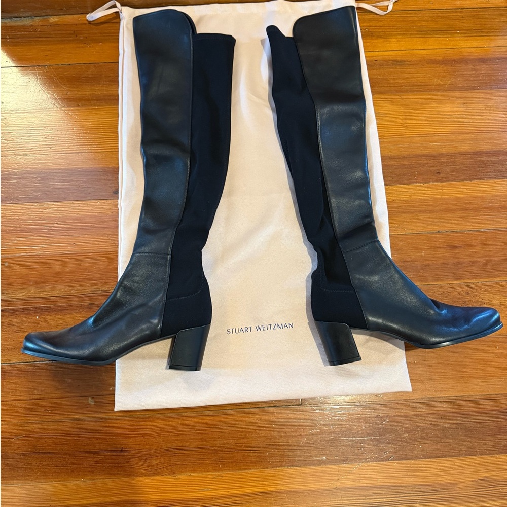 Stuart Weitzman Black Over the Knee Boots- Never Been Worn!